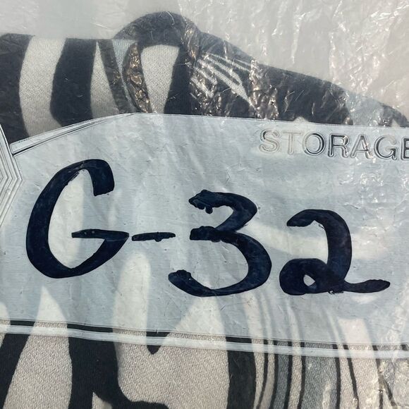 Susan Graver Grey Floral Dress 1X - Picture 6 of 6